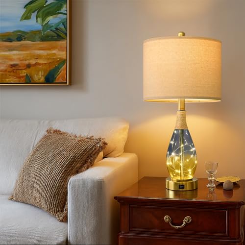 23" Table Lamps for Living Room Set of 2