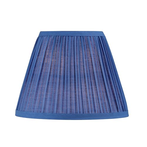 56502 Empire Uno Lamp Shade in Mushroom Pleated Classic Blue