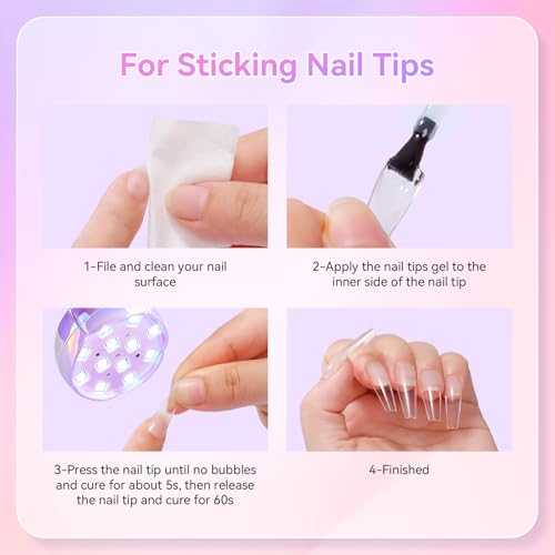Cordless Gooseneck UV Nail Lamp for Gel