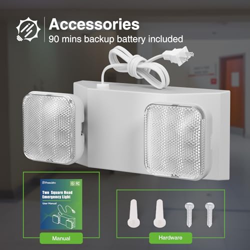 12 Pack Led Emergency Lights with Square Head (12 Count)