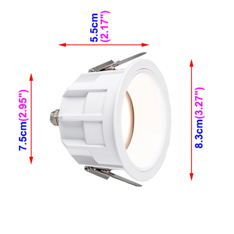 LED Ceiling Recessed Lights Flush Mount Lighting Anti