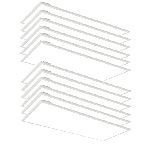 12 Pack 2x4 LED Flat Panel Lights (12 Count)