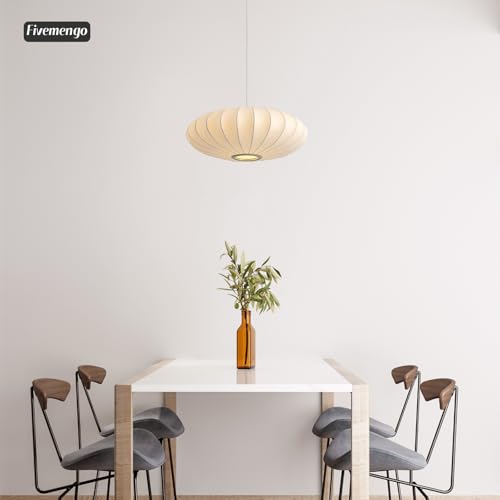 20in Lantern Pendant Light Bubble Saucer