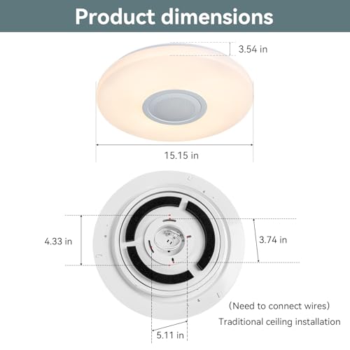 LED Ceiling Light Fixture