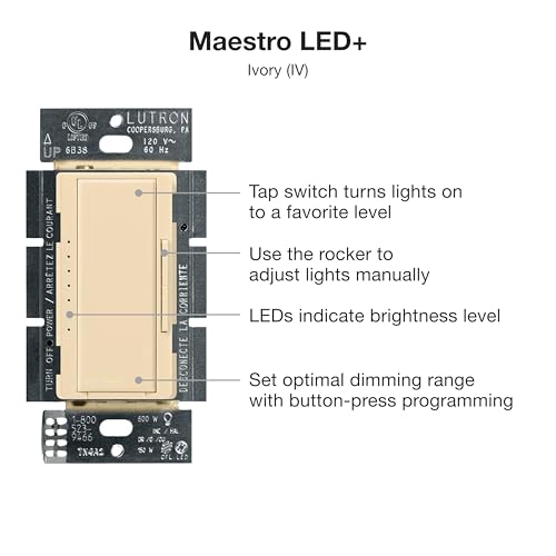 Maestro LED+ Dimmer Switch