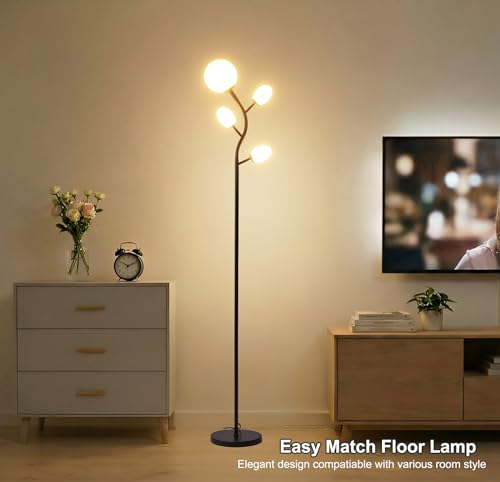 4 Globe Floor Lamp for Living Room