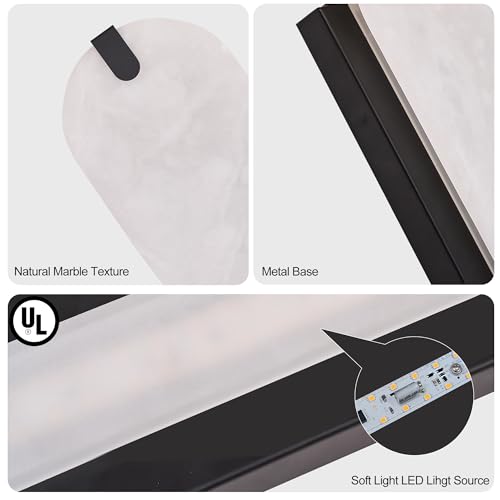 14.2 inch Alabaster Wall Sconces (2 Count)