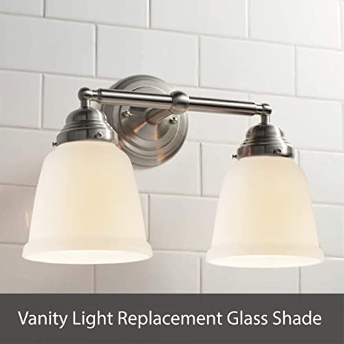 23059 4 Transitional Clear & Sandblasted Ceiling Fan Glass Shade.2 (4 Count)