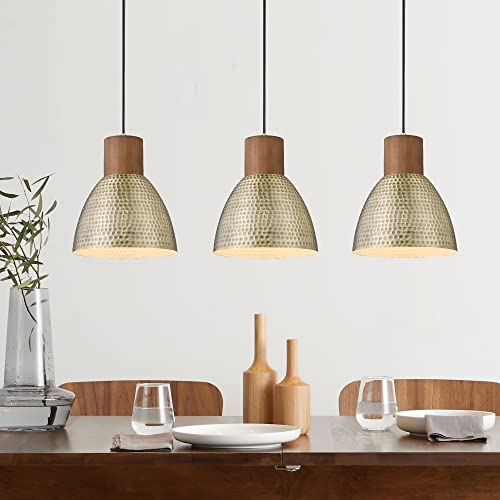 Hammered Pendant Lights for Kitchen Island (3 Count)