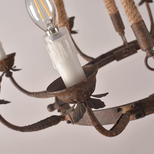 Rustic Candle Chandelier