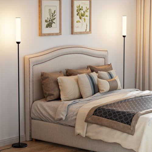 LED Floor Lamps with Remote Control Set of 2 (2 Count)