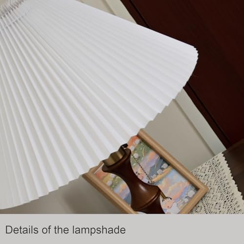 Pleated White Lamp Shade for Arc