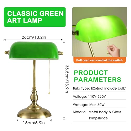 Classic Banker's Desk Lamp