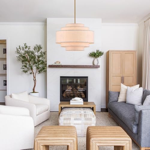 19.7" Modern Drum Chandelier