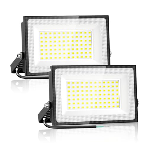 80W LED Flood Lights Outdoor (2 Count)