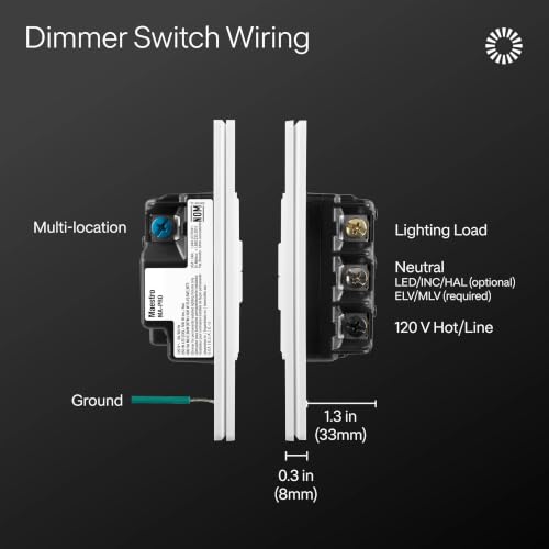 Maestro PRO LED+ Tap Dimmer Switch for 250W LED