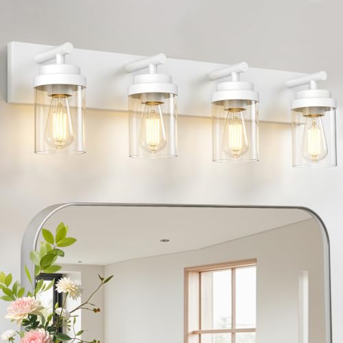Bathroom Light Fixture White