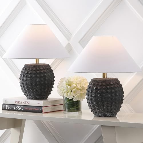 Effie 18.25" Ceramic Hobnail Table Lamp