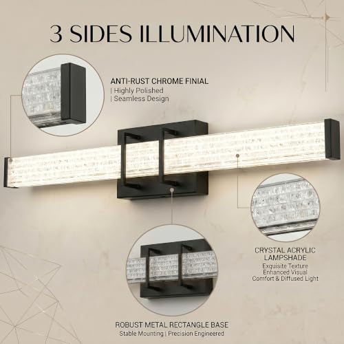 24" Modern LED Bathroom Light Fixtures (24 Count)