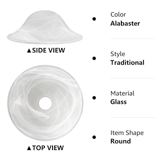 Antique Glass Lamp Shade for Floor lamp