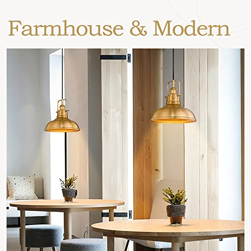 2 Pack Farmhouse Pendant Lights (2 Count)
