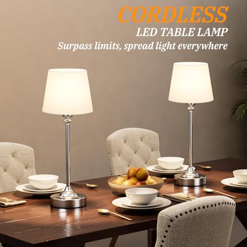 Cordless Table Lamps Rechargeable Set