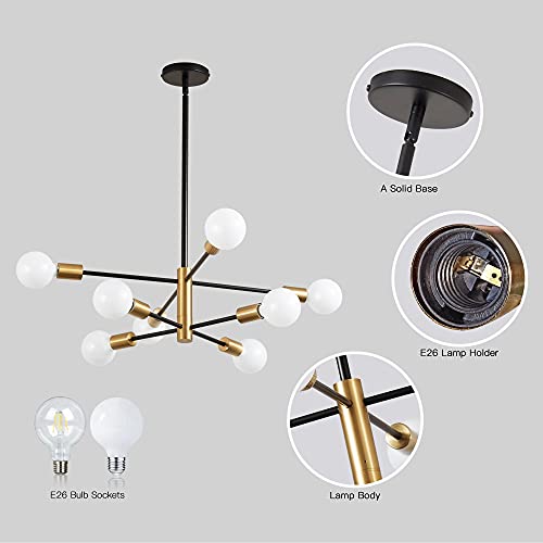 Modern Sputnik Chandelier