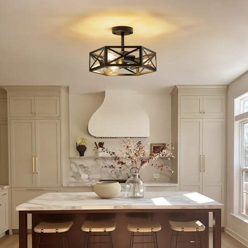 Semi Flush Mount Ceiling Light for Hallway Light Fixture