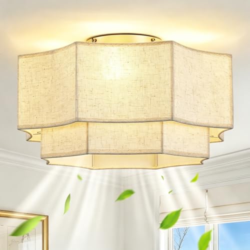 Remote Ceiling Fans with Lights (2Fabric)