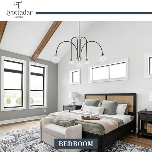 6 Light Modern Sputnik Light Fixture