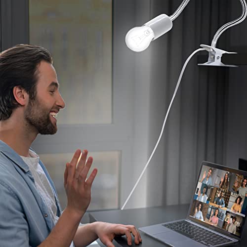 Clip Desk Lamp Socket (2 Count)