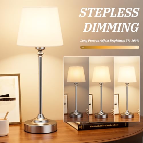 Cordless Table Lamps Rechargeable Set