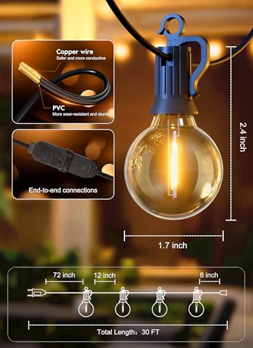 Outdoor String Lights (30 Foot)
