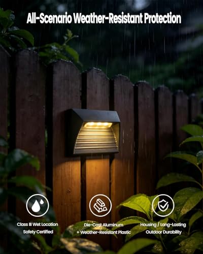 4 Pack Outdoor Step Lights