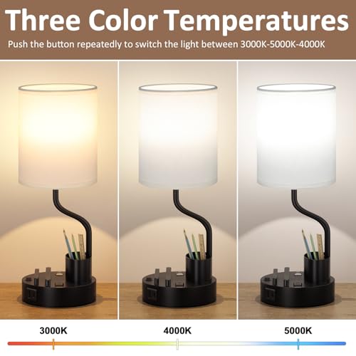 Bedside Lamps for Bedroom Set of 2 (2 Count)