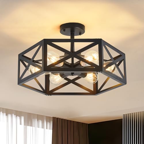 Semi Flush Mount Ceiling Light for Hallway Light Fixture