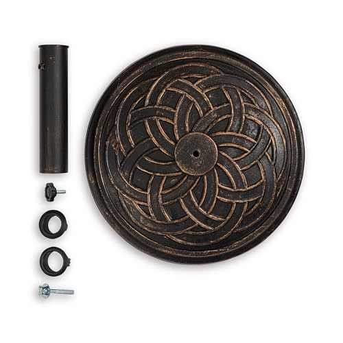 Backyard Expressions 26.5 lb Round Heavy Duty Patio Umbrella Base