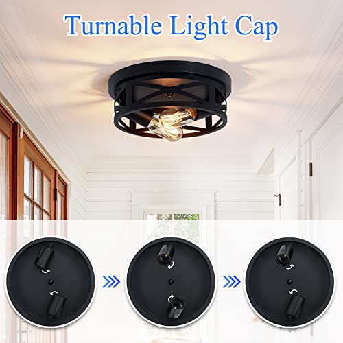 Flush Mount Ceiling Light Fixture (2 Count)