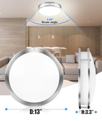 Flush Mount LED Ceiling Light Fixture