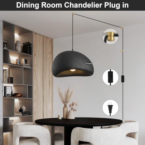 20in Plug in Chandelier