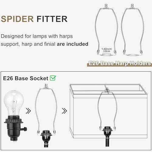 Rectangular Lamp Shades Set of 2 (2 Count)
