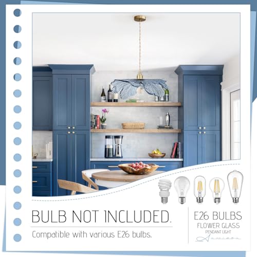 Modern Blue Glass Hanging Lighting 1