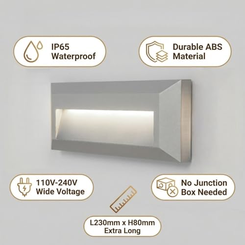 LED Outdoor Indoor Stair Lights (3 Count)