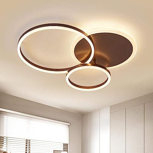 Chaners Ceiling Light LED Ceiling Light Ring Design Lighting Dimmable with Remote Control Lights for Living Room Bedroom Hallway