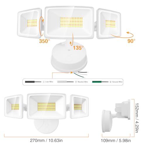 65W Smart Flood Light Outdoor (White)