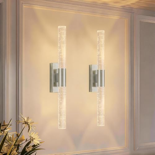 Battery Operated Wall Sconces Set of 2