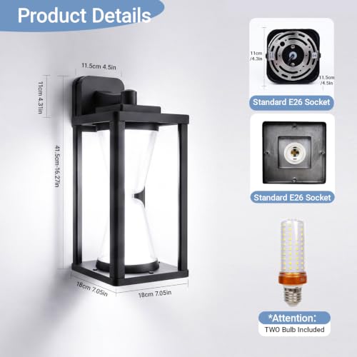 Exterior Lighting Fixture Wall Mount 30W (30W E26)