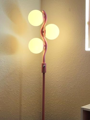 60IN Dimmable Pink Floor Lamp (3 Count)