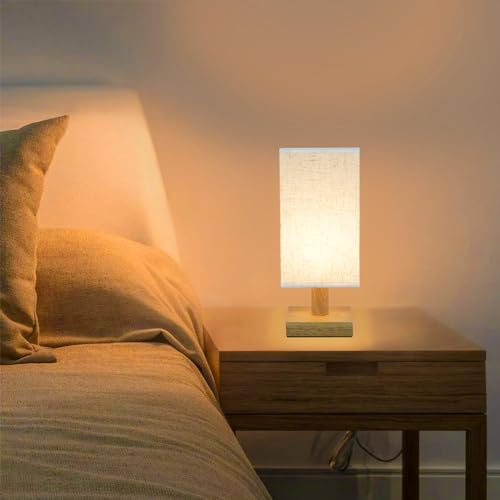 Small Bedside Table Lamps Set of 2 (2 Count)
