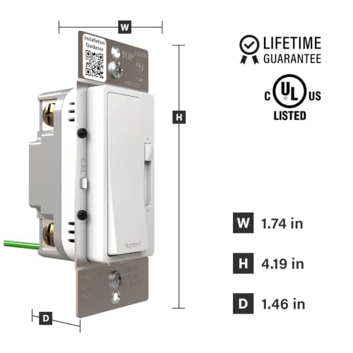 Radiant 150W LED Dimmer Light Switch 3